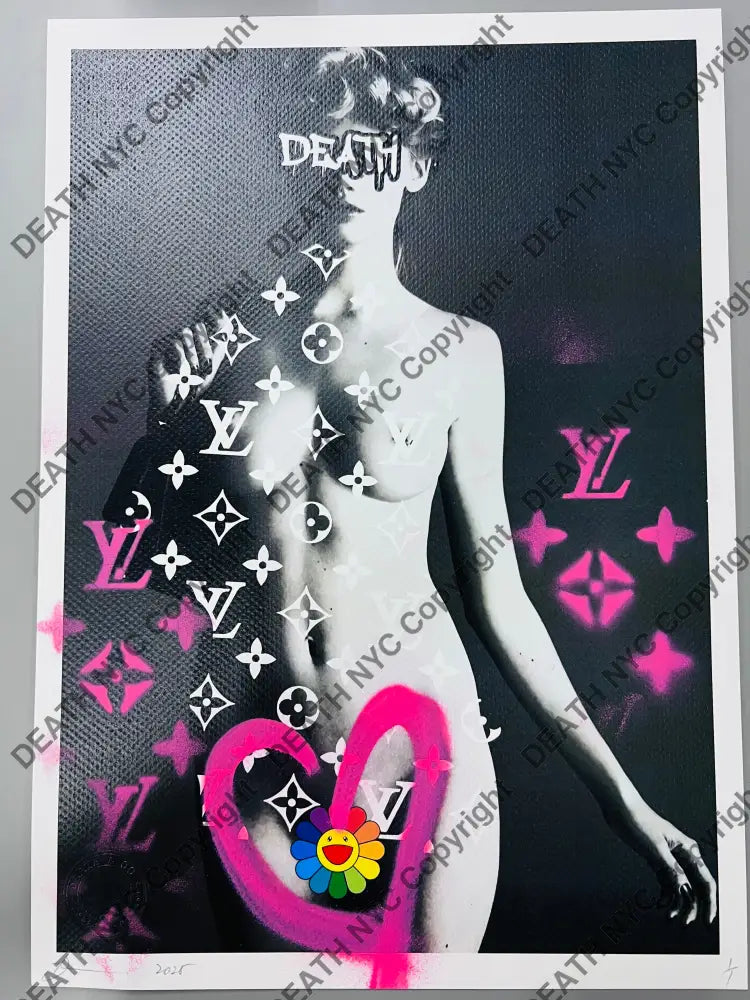 Auction 45cm x 32cm Edition of ONE N d B&W Art Print