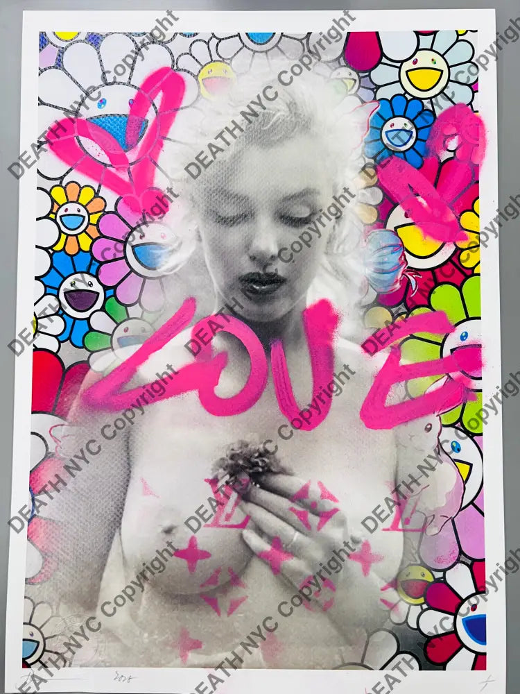 Auction 45cm x 32cm Edition of ONE Touch me Art Print