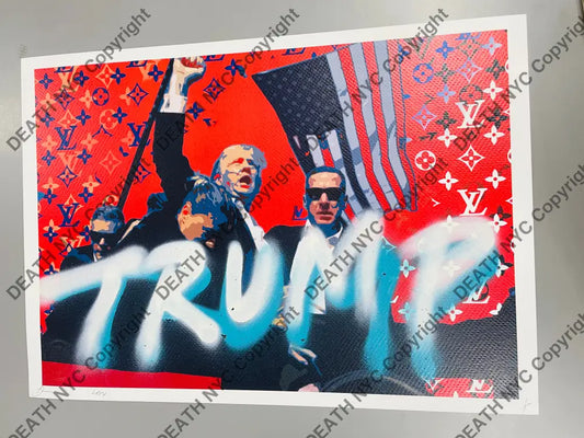 Auction 45cm x 32cm Edition of ONE Tr p Win Art Print