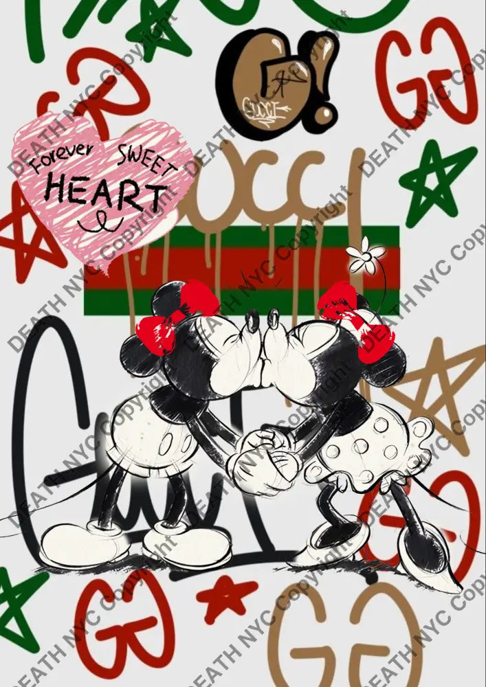 Auction ’AB173 mouse’ 45x32cm (Edition of 100) Art Print