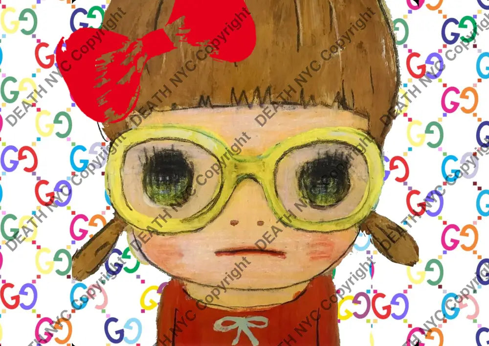 Auction ’AC235 girl ’ art print 45x32cm (Edition of 100) Art Print