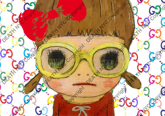 Auction ’AC235 girl ’ art print 45x32cm (Edition of 100) Art Print