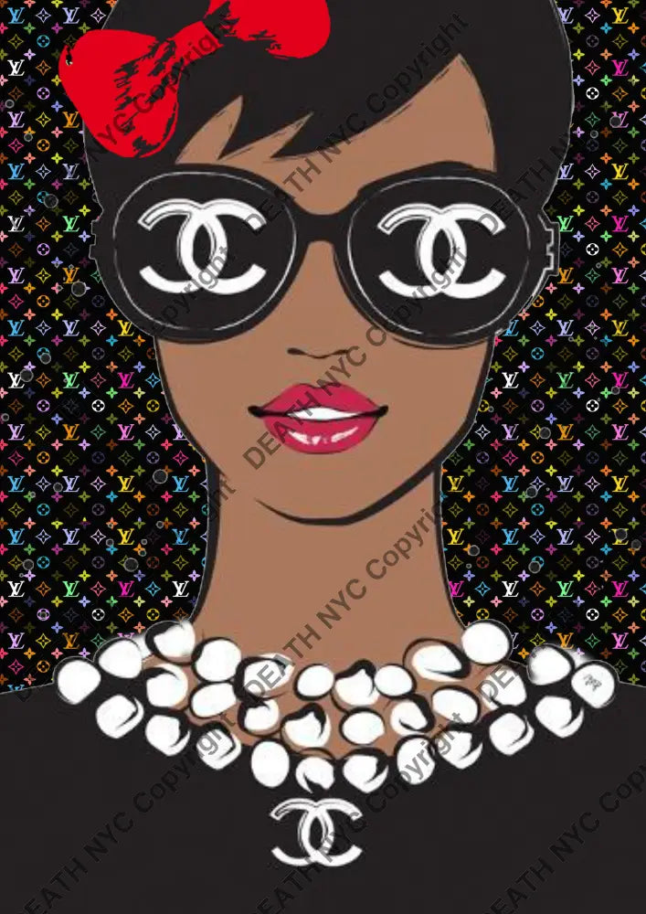 Auction ’AC74 ch girl’ art print 45x32cm (Edition of 100) Art Print