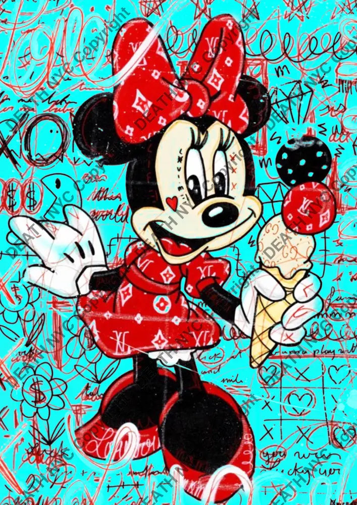 Auction ’AC95 mouse’ 45x32cm (Edition of 100) Art Print