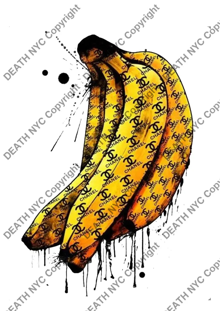 Auction ’AD202 banana’ art print 45x32cm (Edition of 100) - Art Print