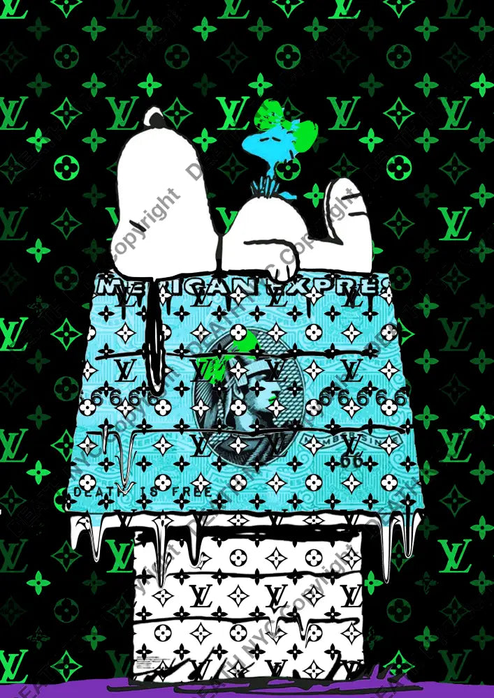 Auction ’AE silly blue’ art print 45x32cm (Edition of 100) Art Print