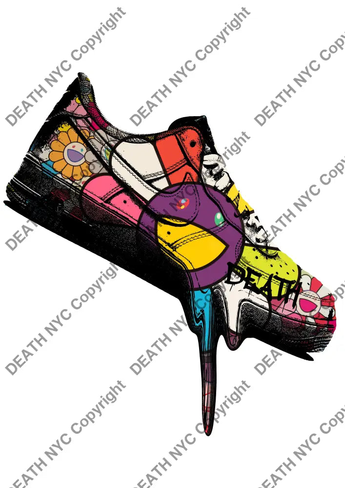 Auction ’AF1 flower’ art print 45x32cm (Edition of 100) Art Print