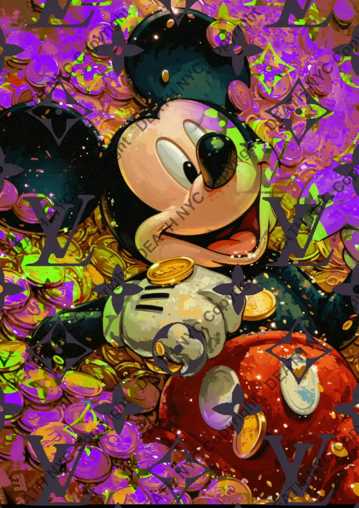 Auction ’AG133 mouse ’ art print 45x32cm (Edition of 100) - Art Print
