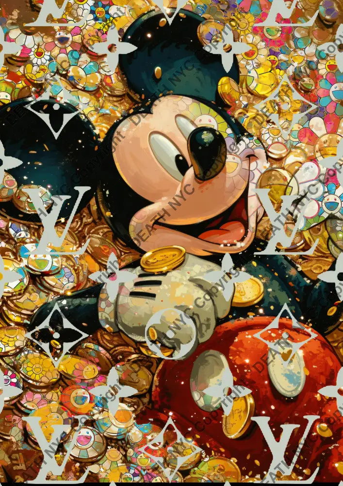 Auction ’AG134 mouse’ 45x32cm (Edition of 100) Art Print