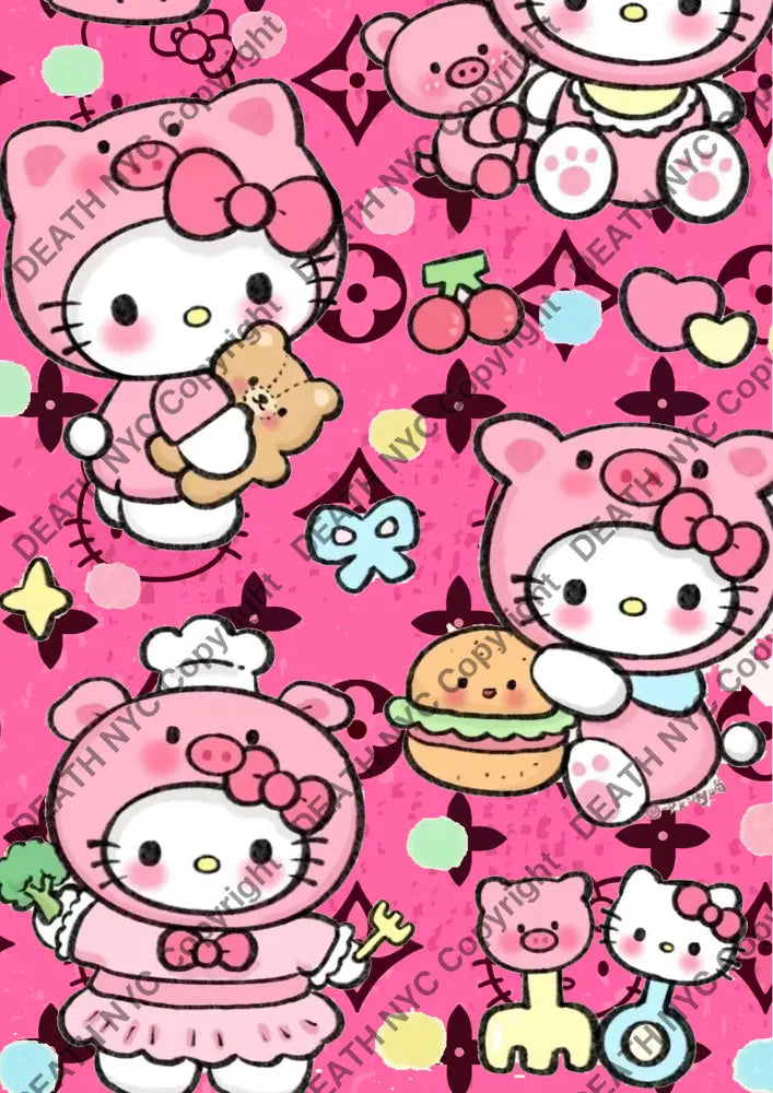 Auction ’Ag221 kitty ’ art print 45x32cm (Edition of 100) - Art Print