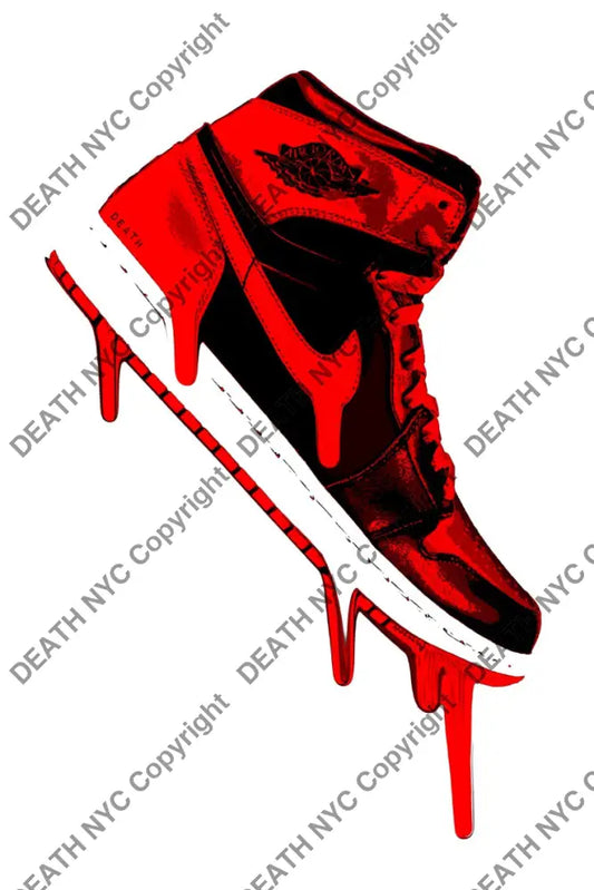 Auction ’aj1 red’ art print 45x32cm (Edition of 100) Art Print