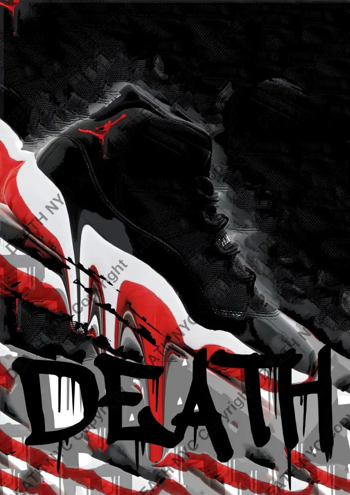 Auction ’AJ11 death’ art print 45x32cm (Edition of 100) Art Print