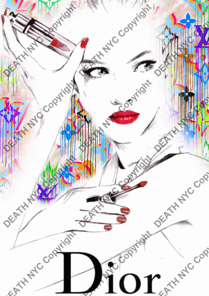 Auction ’AK4 dixr ’ art print 45x32cm (Edition of 100) Art Print