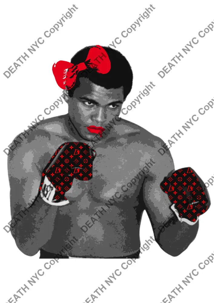 Auction ’ali 2 red’ art print 45x32cm (Edition of 100) Art Print