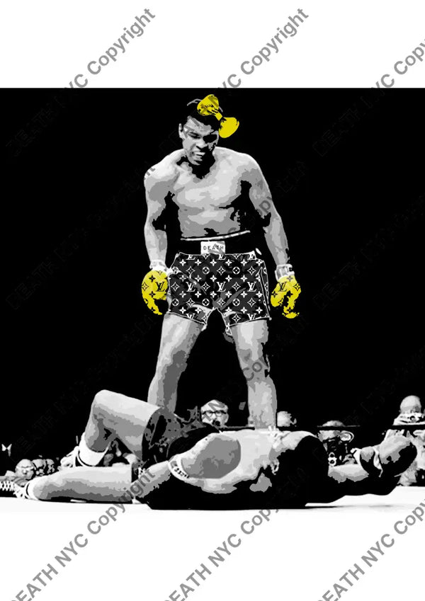 Auction ’ali yellow ’ art print 45x32cm (Edition of 100) - Art Print