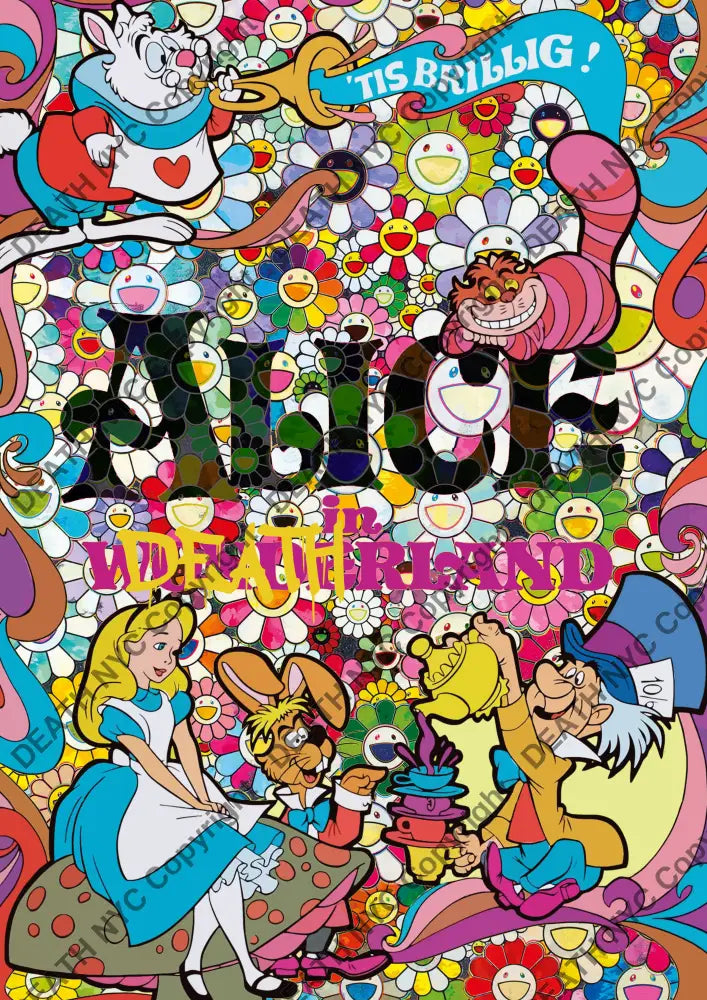 Auction ’alice mushroom’ 45x32cm (Edition of 100) Art Print