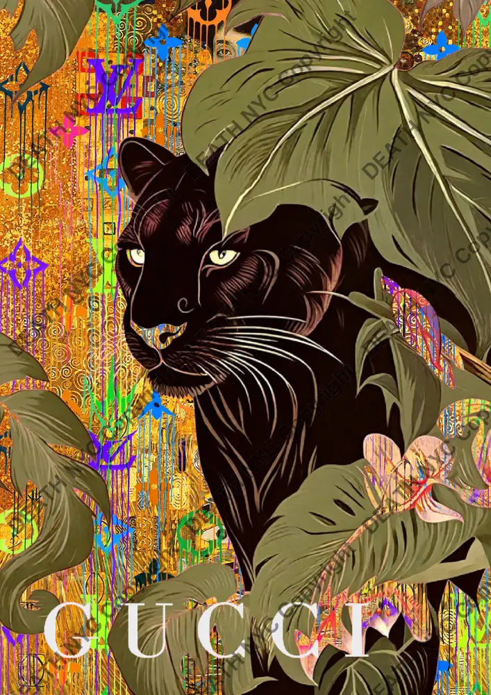 Auction ’AN25 leop’ art print 45x32cm (Edition of 100) Art Print