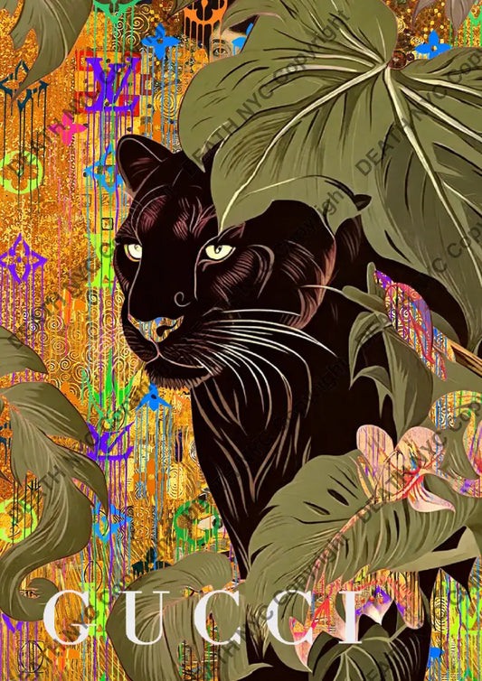 Auction ’AN25 leop’ art print 45x32cm (Edition of 100) Art Print