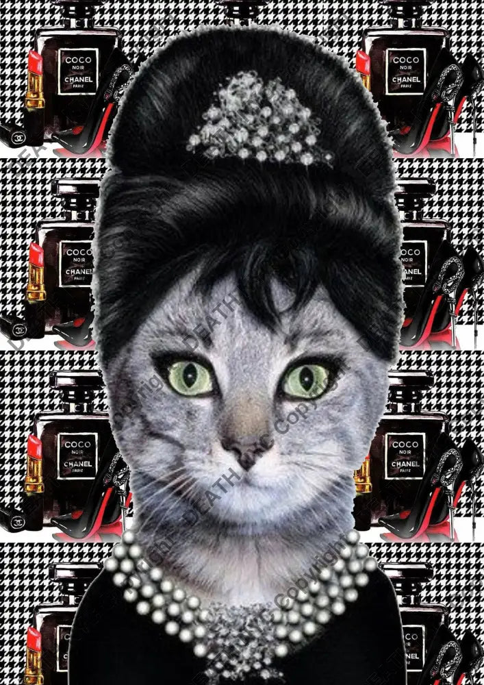 Auction ’AO40 cat. ’ art print 45x32cm (Edition of 100) - Art Print