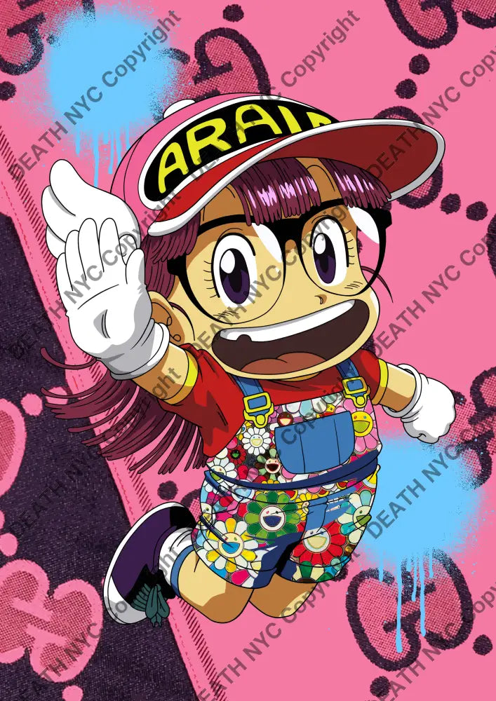 Auction ’arale gucci pink 1’’ art print 45x32cm (Edition of 100) Art Print