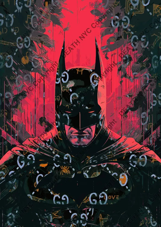 Auction ’AT111 bat x’ art print 45x32cm (Edition of 100) Art Print