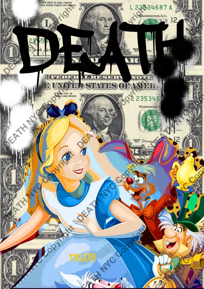 Auction ’AT26 alice’ art print 45x32cm (Edition of 100) Art Print