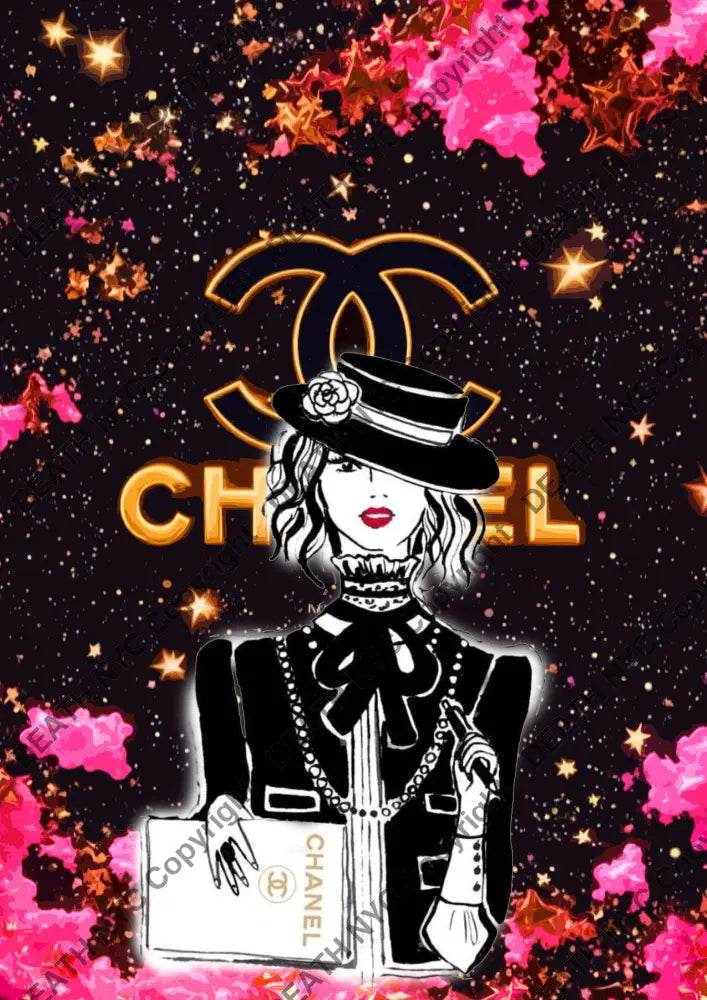 Auction ’AU34 girl ch’ art print 45x32cm (Edition of 100) Art Print