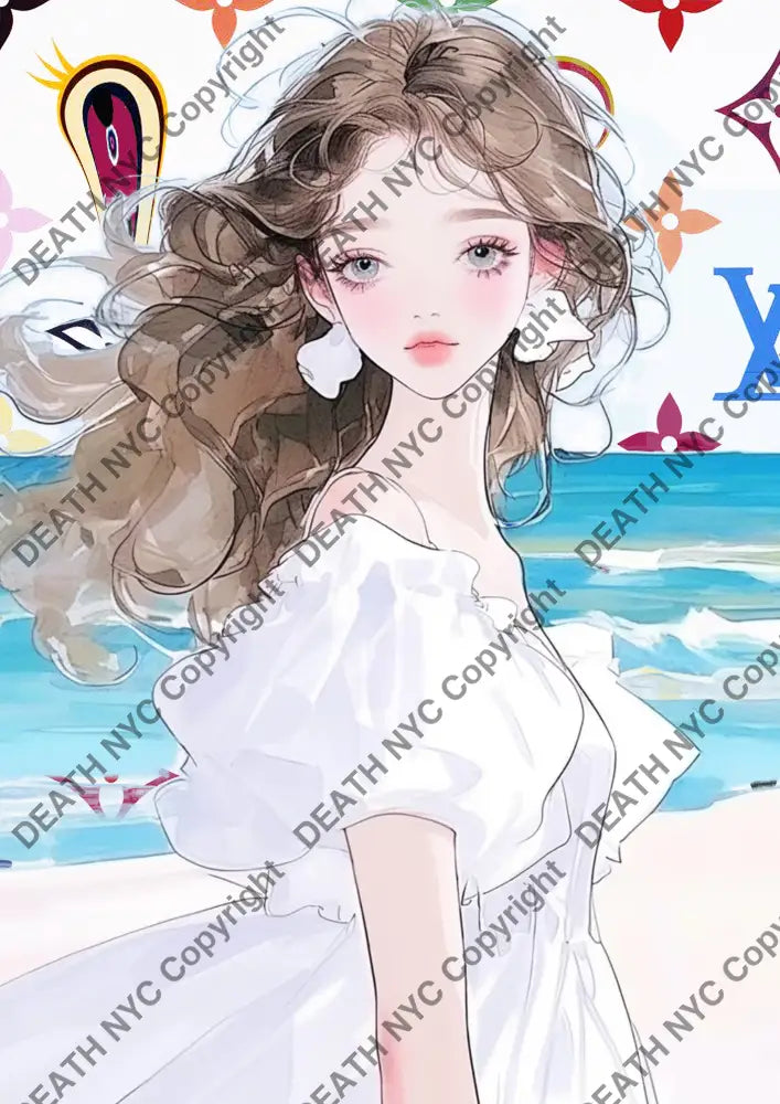 Auction ’AU7 ch girl ’ art print 45x32cm (Edition of 100) - Art Print