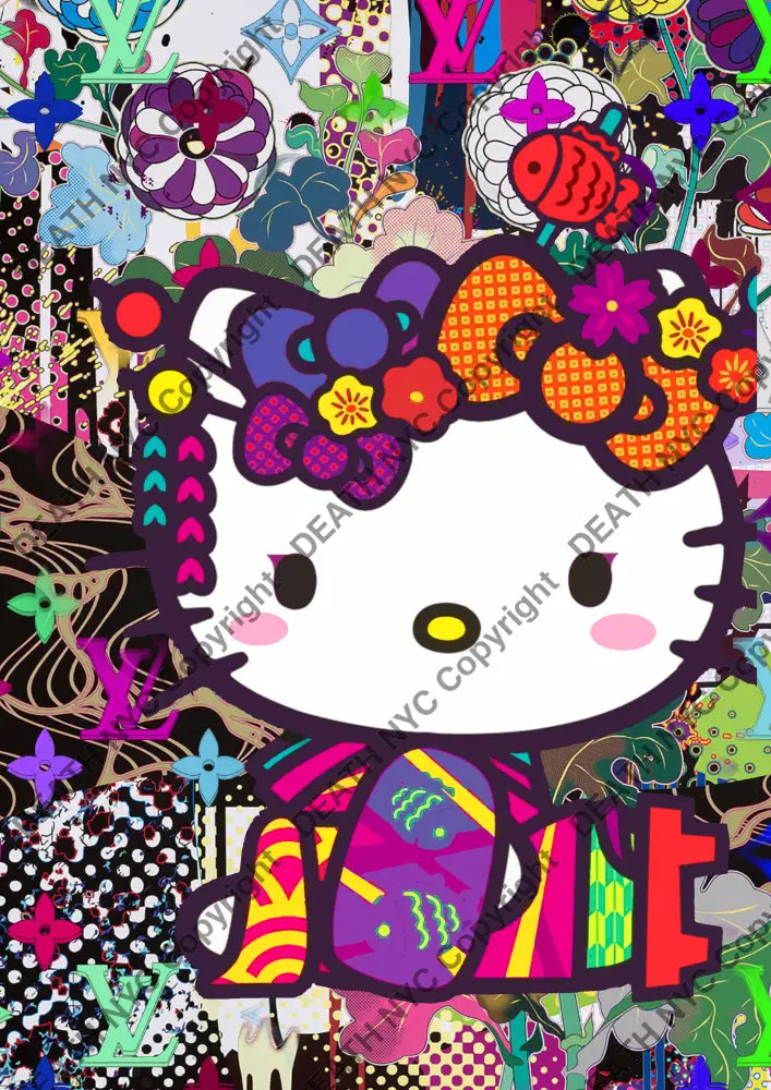 Auction ’AUC403 kitty ’ art print 45x32cm (Edition of 100) Art Print