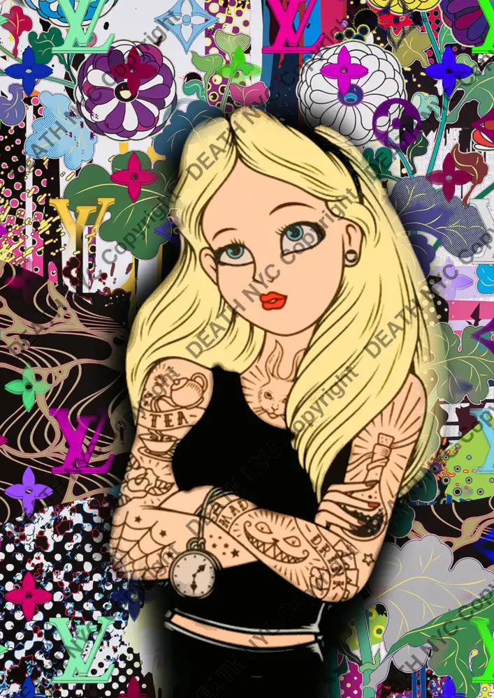Auction ’AUC436 alice ’ art print 45x32cm (Edition of 100) Art Print