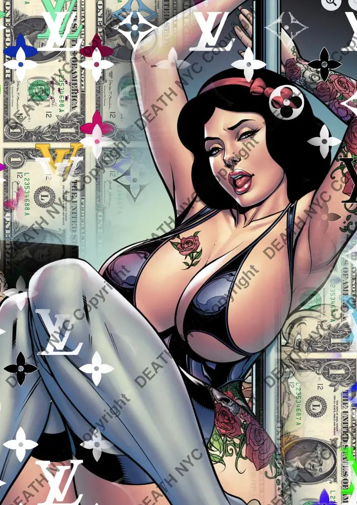 Auction ’AUC649 snow’ 45x32cm (Edition of 100) Art Print