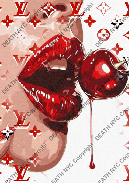 Auction ’AUC656 kiss ’ art print 45x32cm (Edition of 100) Art Print