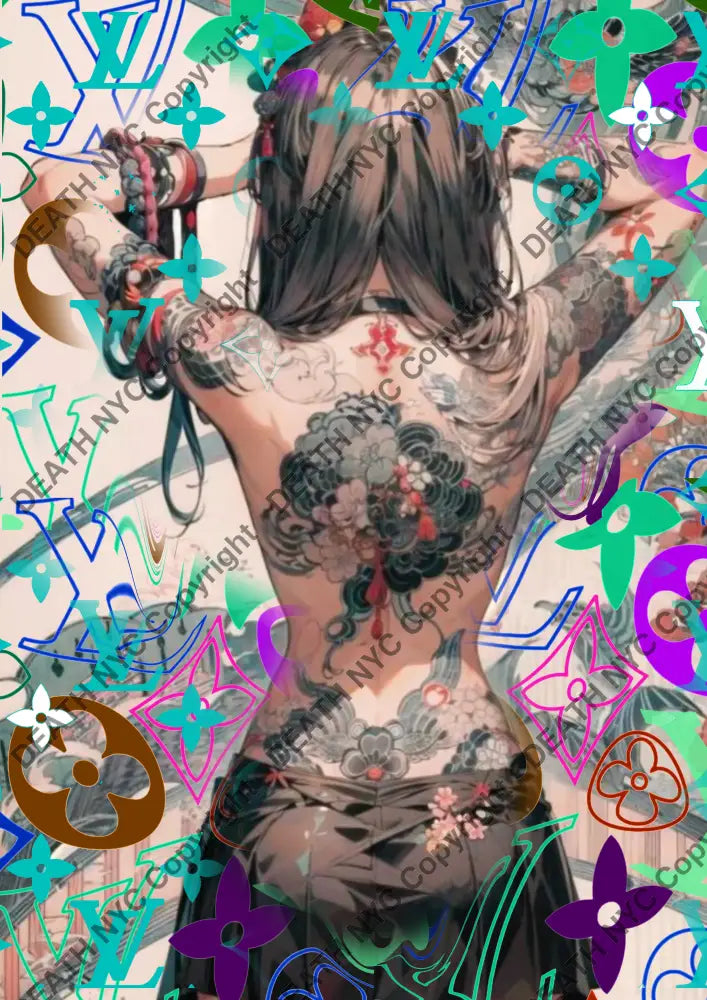 Auction ’AUC752 girl’ 45x32cm (Edition of 100) Art Print