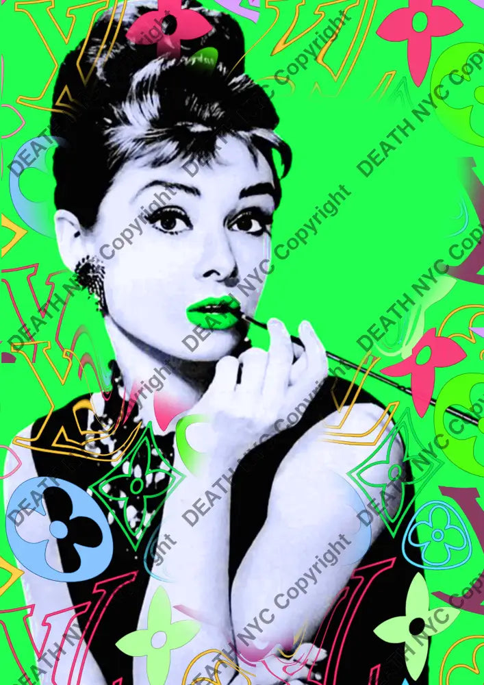 Auction ’AUC761 audrey’ art print 45x32cm (Edition of 100) Art Print