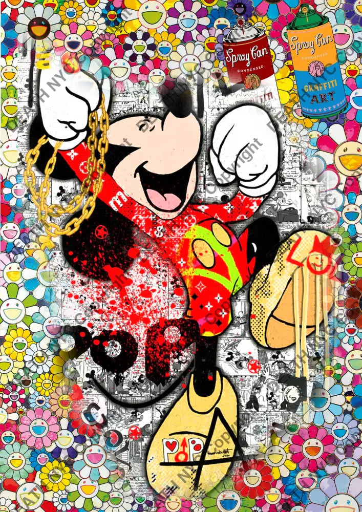 Auction ’AUC816 mouse’ art print 45x32cm (Edition of 100) Art Print