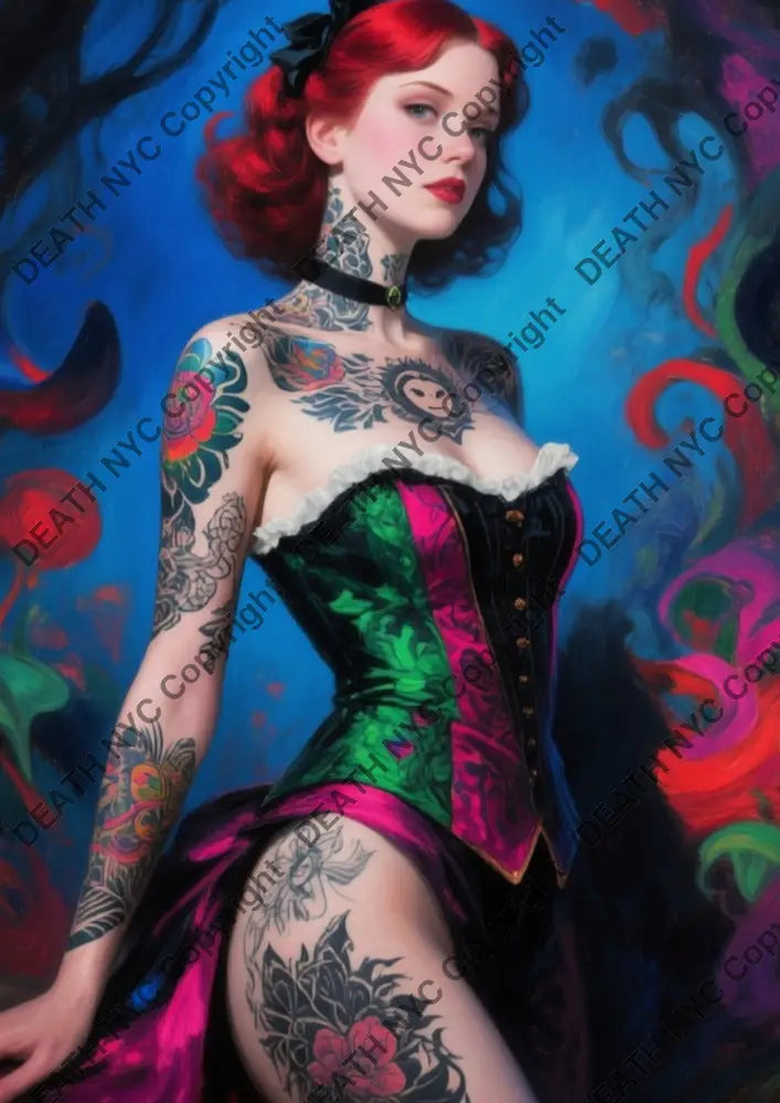 Auction ’AUC839 tattoo’ art print 45x32cm (Edition of 100) Art Print