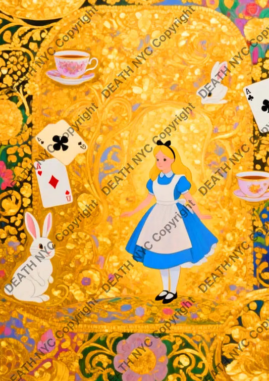 Auction ’AUC841 alice ’ art print 45x32cm (Edition of 100) Art Print