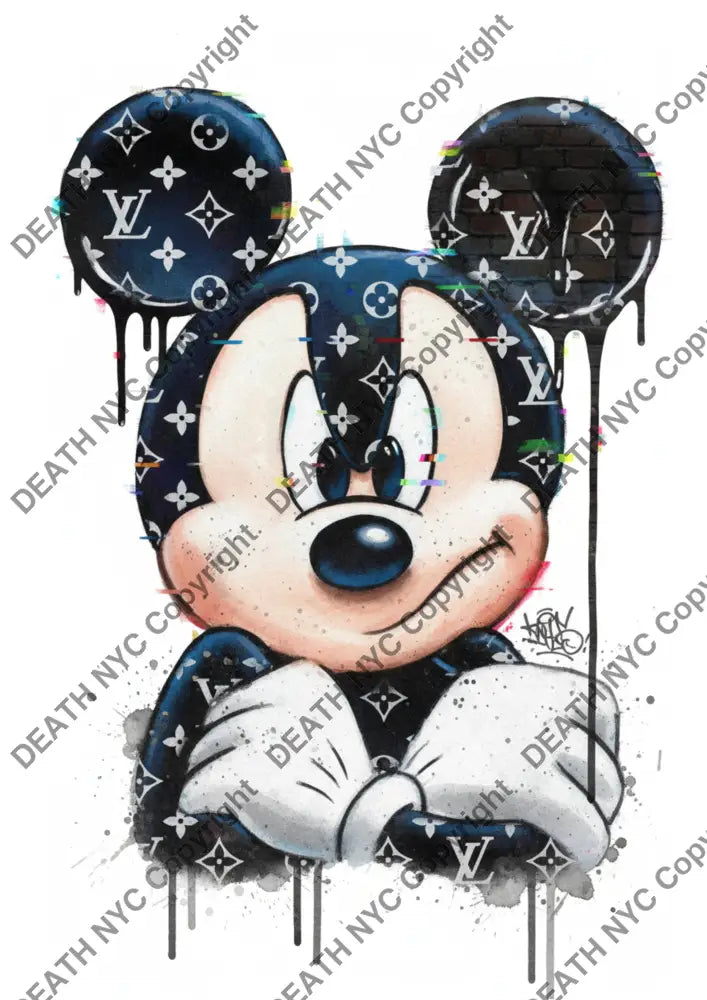 Auction ’AUC874 mouse’ art print 45x32cm (Edition of 100) Art Print