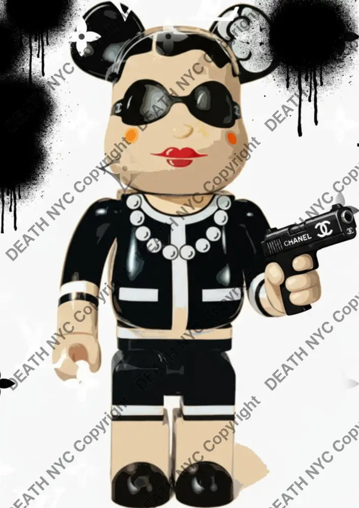 Auction ’AUC879 bear’ art print 45x32cm (Edition of 100) Art Print