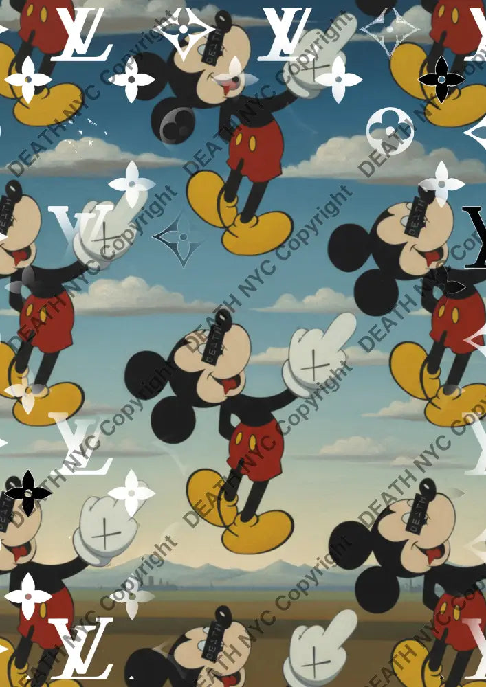 Auction ’AUC928 mouse’ art print 45x32cm (Edition of 100) Art Print