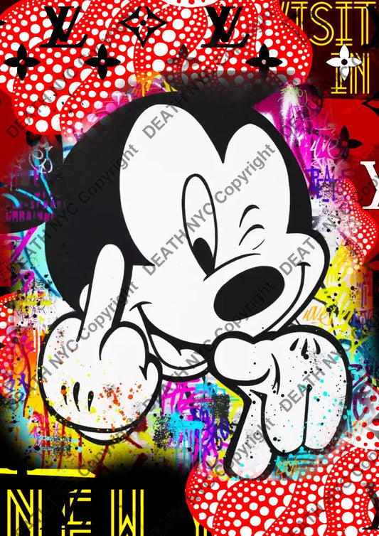 Auction ’AUC939 mouse’ art print 45x32cm (Edition of 100) Art Print