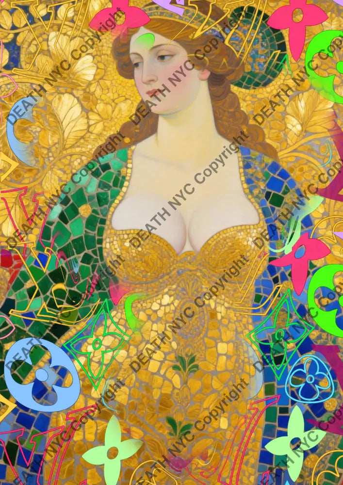 Auction ’AUC962 queen’ art print 45x32cm (Edition of 100) Art Print