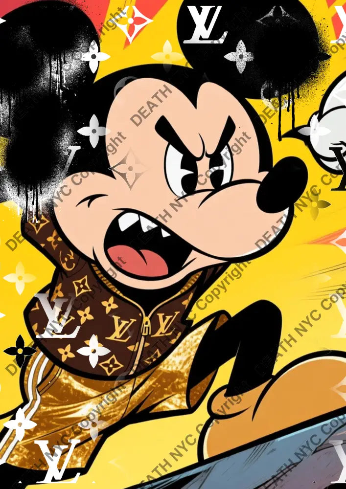 Auction ’AUC972 mouse’ art print 45x32cm (Edition of 100) Art Print