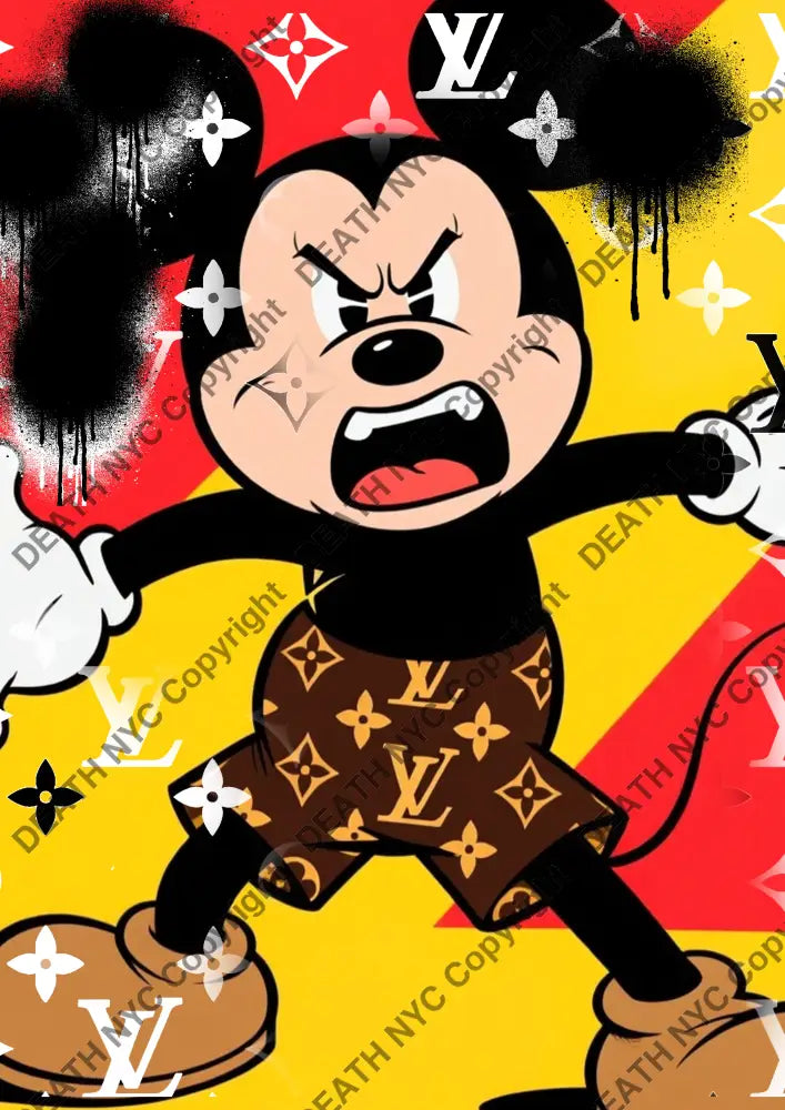 Auction ’AUC974 mouse’ art print 45x32cm (Edition of 100) Art Print
