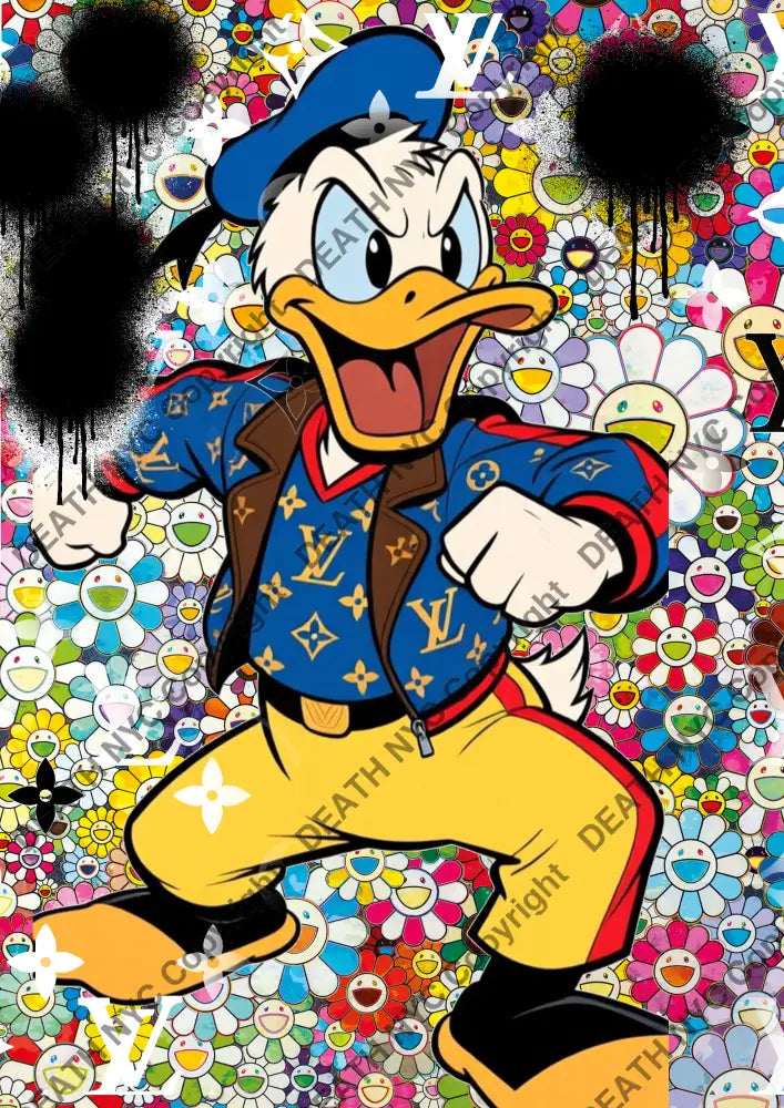 Auction ’AUC976 duck’ art print 45x32cm (Edition of 100) Art Print