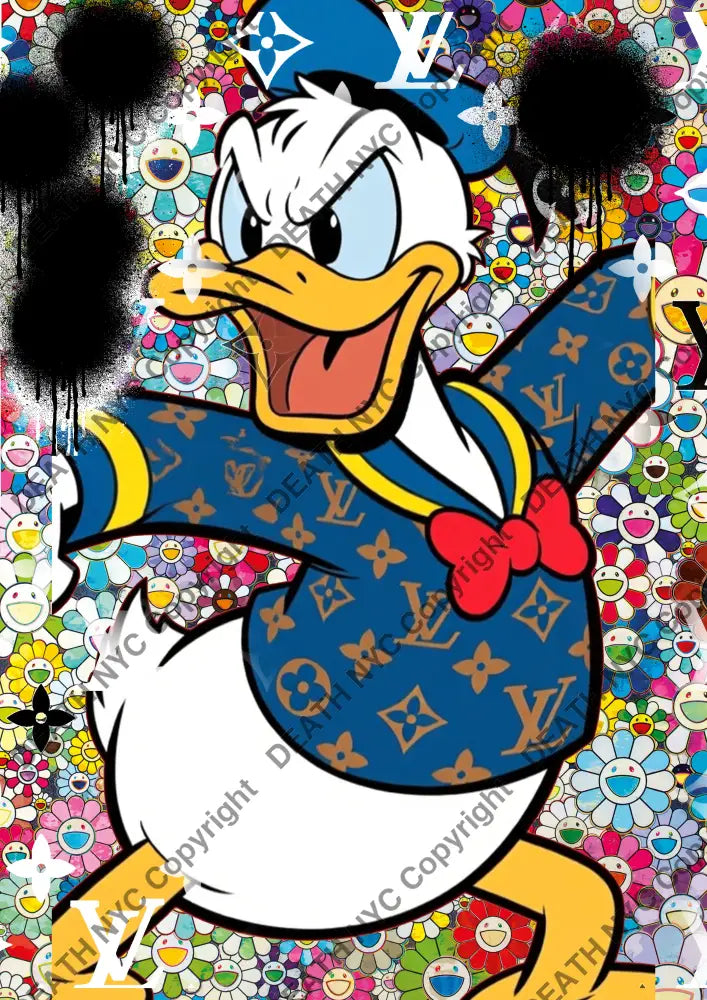 Auction ’AUC979 duck’ art print 45x32cm (Edition of 100) Art Print