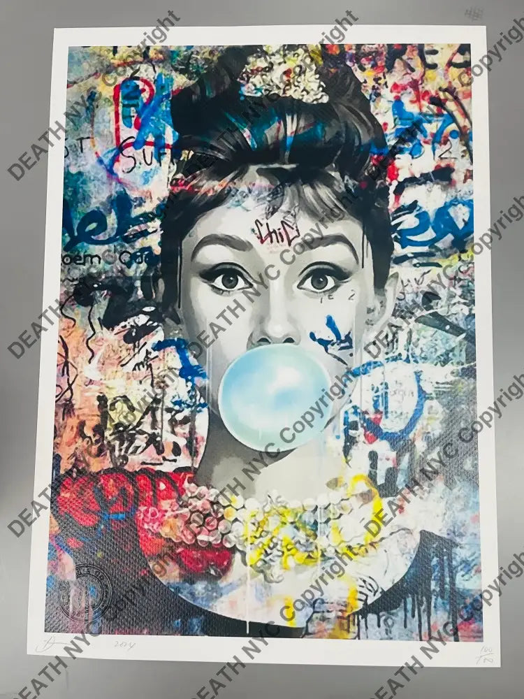 Auction ’Aud gum’ 45x32cm (Edition of 100) (2024) Art Print