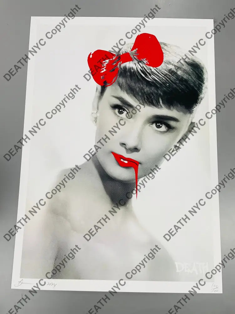 Auction ’Audrey plain’ 45x32cm (Edition of 100*) (2024) Art Print