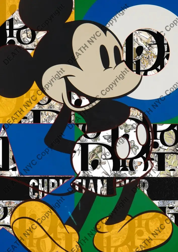 Auction ’AY125 mouse’ art print 45x32cm (Edition of 100) Art Print