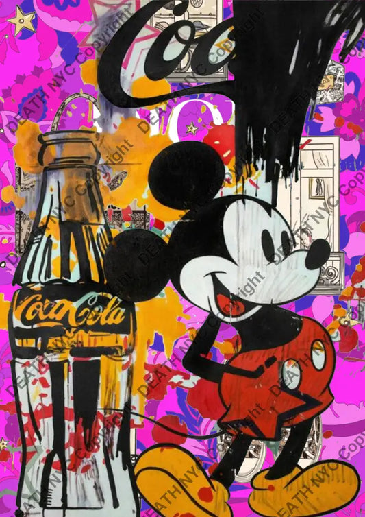 Auction ’AY55 mouse’ 45x32cm (Edition of 100) Art Print